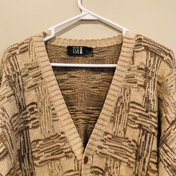 VTG TSR USA Oversized Sweater Cardigan